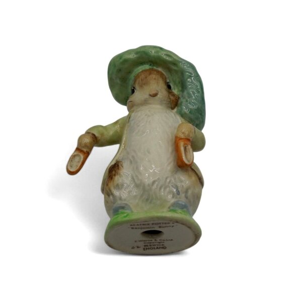 BESWICK Beatrix Potter Benjamin Bunny England Porcelain Vintage Figurine - Picture 4 of 11